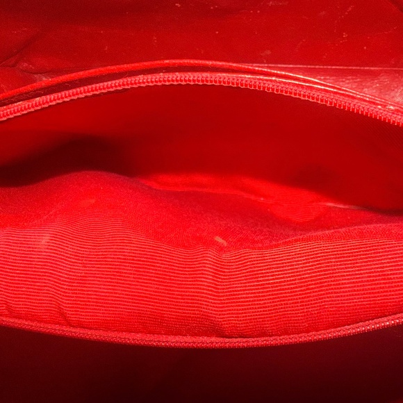 Rare Chanel Red Lambskin Jumbo Flap Bag - Picture 8 of 8